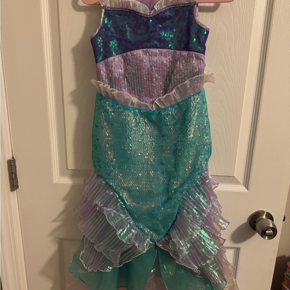 Disney Sparkling Teal & Lavender Mermaid Costume Dress
